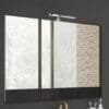 Vision wall mirror with light